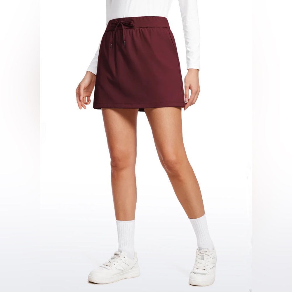 Stretch Drawstring Liner Skirt 15'' - 5 Pocket